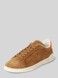 Ledersneaker mit Label-Details von Polo Ralph Lauren Braun - 20