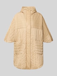 Kurtka pikowana o kroju oversized z rękawami nietoperzowymi model ‘ORAZIO’ od MM - 34