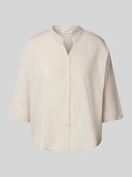 Regular Fit Bluse mit Tunikakragen Modell 'Li44araa' von ZABAIONE Beige - 38