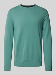 Gebreide pullover met ronde hals van Christian Berg Men Groen - 17