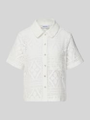 regular fit overhemdblouse van katoenmix model 'BONNIE' van PIECES - 20