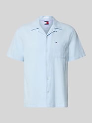regular fit vrijetijdsoverhemd van mix van katoen en linnen van Tommy Jeans - 16