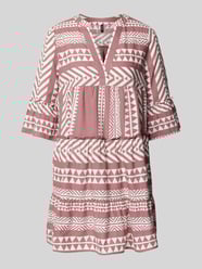 Figurumspielendes Tunikakleid aus reiner Baumwolle Modell 'DICTHE' von Vero Moda Pink - 31