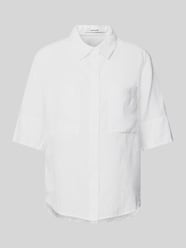 Hemdbluse mit Knopfleiste Modell 'Filalia' von OPUS Weiß - 30