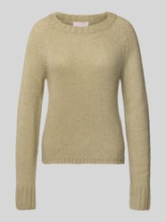 Sweter z dzianiny z mieszanki kaszmiru z okrągłym dekoltem od Hemisphere - 17