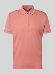 Regular Fit Poloshirt aus Bio-Baumwoll-Mix Modell 'FAVE' von Selected Homme Pink - 34