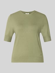 T-shirt o kroju slim fit z mieszanki wiskozy od s.Oliver RED LABEL - 17