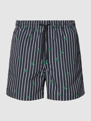 Badehose mit Streifenmuster Modell 'TED' von Only & Sons Blau - 2