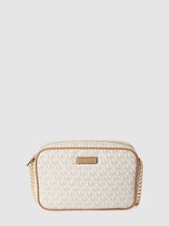 Crossbodytas van leer met logomotief van MICHAEL Michael Kors Wit - 44