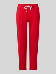 Slim fit sweatpants van katoenmix model 'Cozy Nights' van Mey - 40