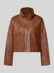 Leren jack met ritssluiting model 'ELSTOW' van DRYKORN - 1