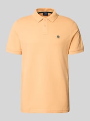 Slim Fit Poloshirt mit Label-Stitching von MCNEAL Orange - 26