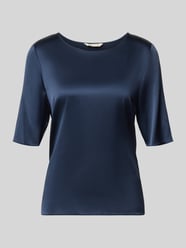 relaxed fit blouse met korte mouwen van zijdemix model 'ASTI' van MM by Max Mara - 10
