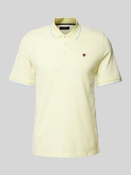Regular Fit Poloshirt mit Logo-Stitching Modell 'BLUWIN' von Jack & Jones Premium Gelb - 6