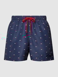 Zwembroek met logomotief van Tommy Hilfiger Blauw - 44