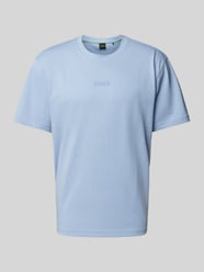 T-Shirt mit Logo-Print von BOSS Green Blau - 12