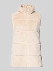 Gilet met imitatiebont, model 'NIVES' van SAVE THE DUCK Beige - 6
