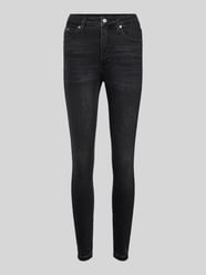 High Rise Super Skinny Fit Jeans im 5-Pocket-Design von Calvin Klein Jeans Schwarz - 39