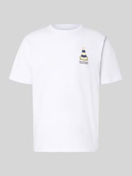 T-shirt z nadrukiem motywu i logo z tyłu od Wood Wood - 15