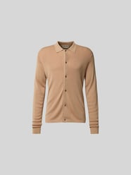 Jacke aus Lyocell-Mix in Strick-Optik von Officine Générale Beige - 23