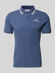 Slim Fit Poloshirt mit Logo-Stitching Modell 'Reed' von Sergio Tacchini - 9
