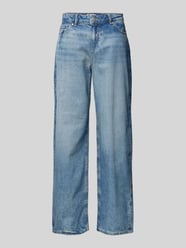 Straight Fit Jeans im 5-Pocket-Design von Review Blau - 10