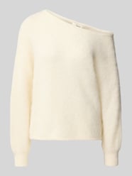 Sweter z dzianiny o kroju relaxed fit z elastycznej mieszanka wełny z alpaki od ba&sh - 36