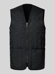 Kamizelka pikowana o kroju regular fit z miękkim polarem wewnątrz od Barbour - 1