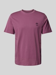 T-Shirt mit geripptem Rundhalsausschnitt Modell 'JENS' von Blend - 2