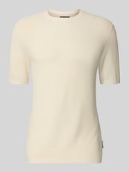 Regular Fit T-Shirt aus Baumwoll-Leinen-Mix von Marc O'Polo - 46