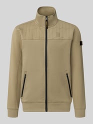 Sweatjacke mit Label-Patches und Stehkragen von PME Legend Beige - 2