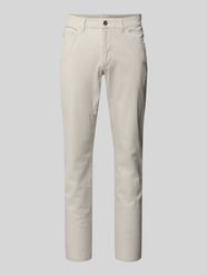 Spodnie o kroju regular fit z 5 kieszeni z mieszanka bawełny model 'Cadiz' od Brax - 36