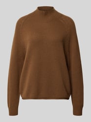 Relaxed Fit Strickpullover aus Woll-Mix mit Kaschmir-Anteil von Luisa Cerano Beige - 11