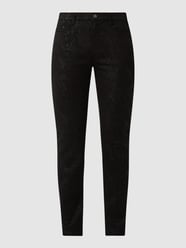 Slim fit broek met stretch, model 'Mary' van Brax Grijs / zwart - 35