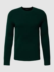Strickpullover mit Ellbogen-Patches von Polo Ralph Lauren Grün - 36
