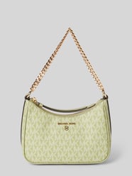 Handtas met labelapplicatie, model 'JET SET CHARM' van MICHAEL Michael Kors Groen - 9