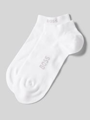 Socken mit Label-Print im 2er-Pack von BOSS Weiß - 8