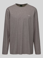Regular fit shirt met lange mouwen van katoenmix model 'Tee Long' van BOSS Green - 29
