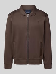 Sweatjacke mit Logo-Stitching Modell 'Ricardio' von JOOP! COLLECTION - 9