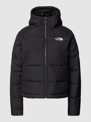 Steppjacke mit Kapuze und Reißverschluss von The North Face Schwarz - 1
