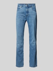 Regular Fit Jeans mit Label-Detail Modell 'Maine' von BOSS Blau - 36