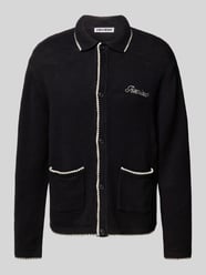 Strickjacke mit Umlegekragen und Knopfleiste von REVIEW - 27