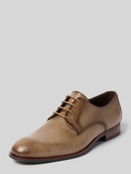 Derby aus Leder Modell 'CORE PLUS' von LLOYD Beige - 38
