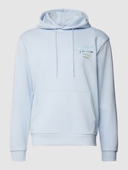 Hoodie mit Label-Print und Känguru-Tasche von Tommy Jeans Blau - 36