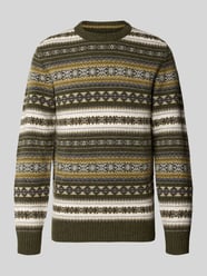 Slim Fit Strickpullover aus Baumwoll-Mix mit Rundhalsausschnitt von MCNEAL - 5