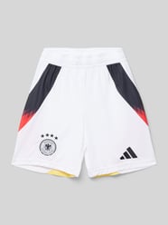 Shorts mit elastischem Bund Modell 'DFB' von ADIDAS SPORTSWEAR Weiß - 43