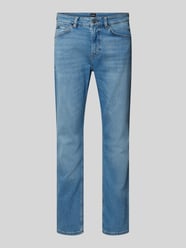 Slim fit jeans met labelpatch, model 'Delaware' van BOSS - 35