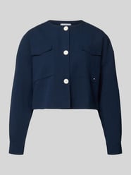 Krótsza marynarka w pudełkowym kroju z mieszanki wiskozy od Tommy Hilfiger - 31