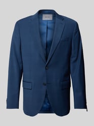 Regular Fit 2-Knopf-Sakko mit Reverskragen Modell 'Grant' von Pierre Cardin Blau - 32