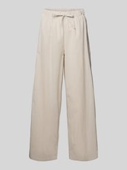 Loose Fit Weite Hose aus reiner Baumwolle Modell 'AUGUSTA' von ONLY Beige - 46